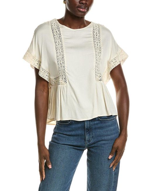 Chaser Brand Blue Petal Top