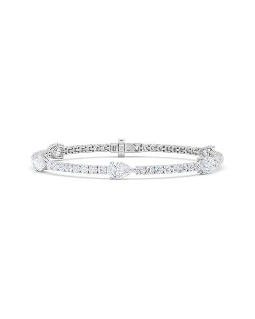 Lab Grown Diamonds White 14K 6.00 Ct. Tw. Lab-Grown Diamond Bracelet