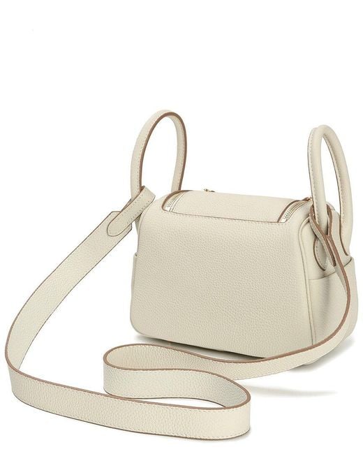 Tiffany & Fred Paris Natural Mini Leather Satchel
