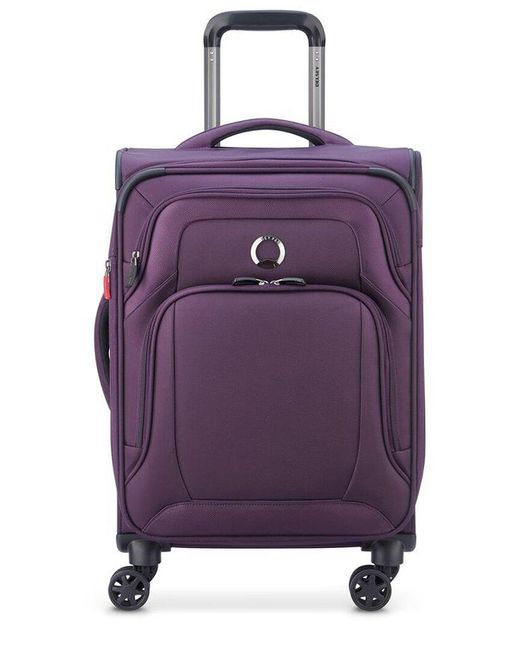 Delsey Purple Optimax Lite Expandable Carry-on