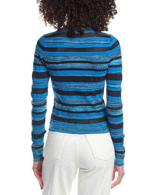 Ramy Brook Blue Capri Top