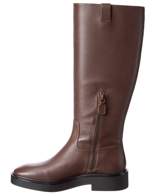 Stuart Weitzman Brown Henley Leather Knee-high Boot