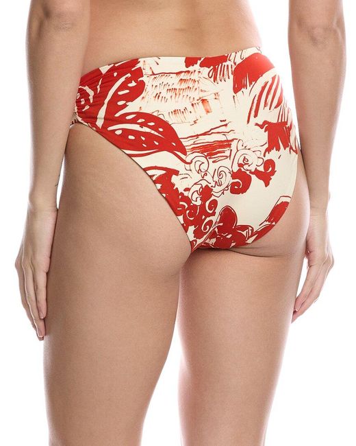 Onia Red Rosa Bikini Bottom