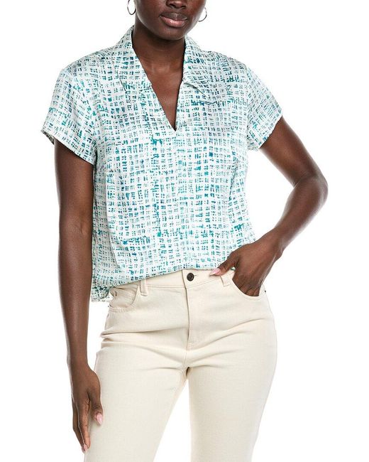 Cabi Blue Float Top