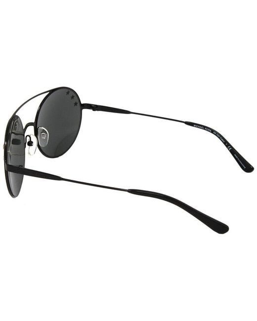 Michael Kors Gray Round Mirrored Lens Sunglasses