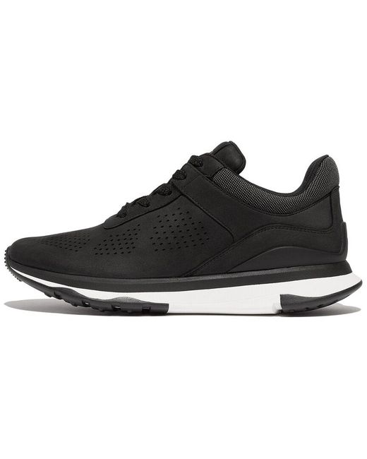 Fitflop Black Vitamin Nubuck Sneaker