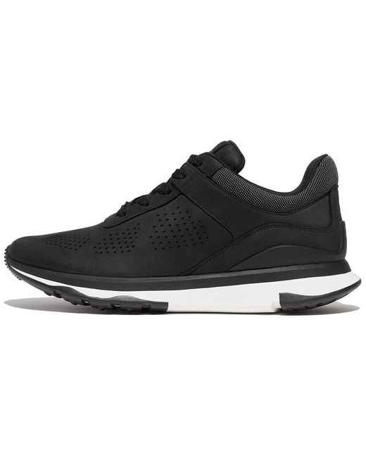 Fitflop Black Vitamin Nubuck Sneaker