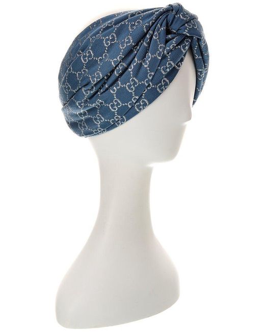 Gucci Blue Gg Headband