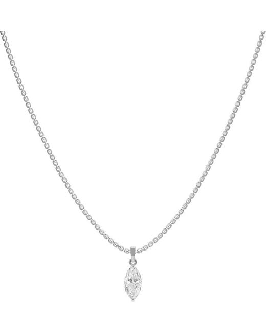 Lab Grown Diamonds Metallic 14K 1.00 Ct. Tw. Lab-Grown Diamond Necklace