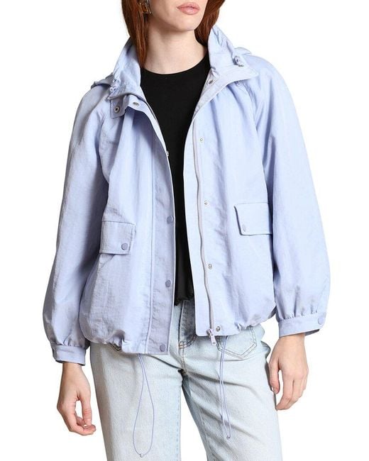 Avec Les Filles Blue Balloon Bomber Jacket