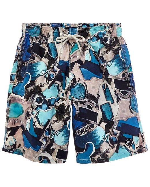 Vilebrequin Blue X Highsnobiety Swim Trunk for men