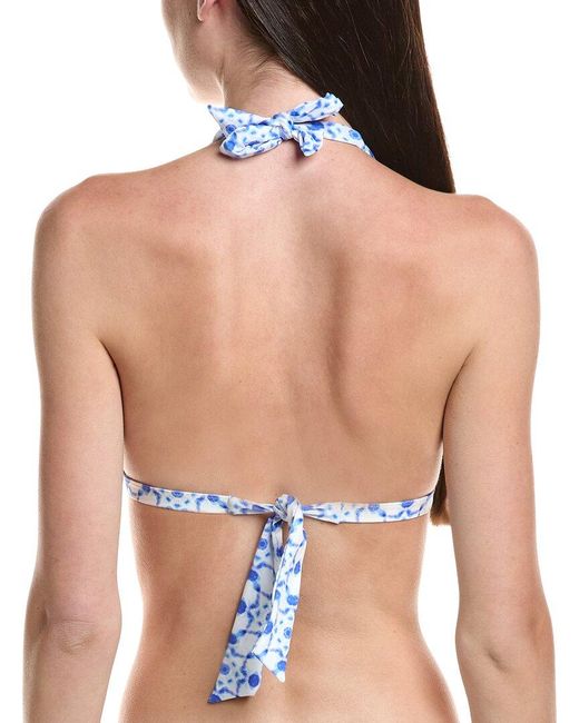 Vilebrequin Blue Fleche Bikini Top