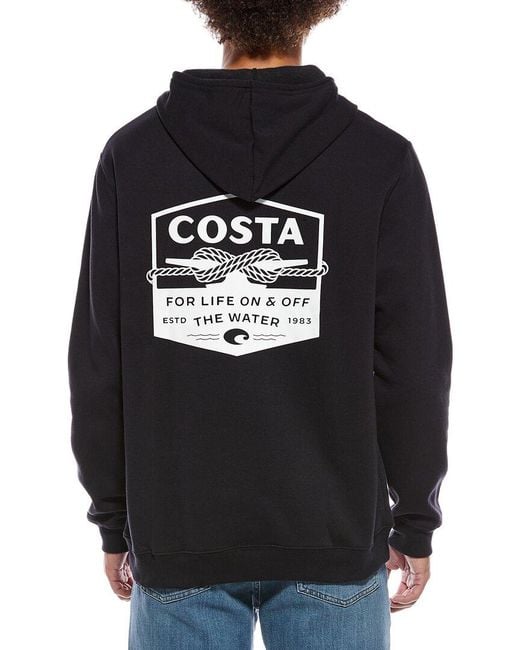 COSTA APPAREL Blue Clear Hitch Hoodie for men