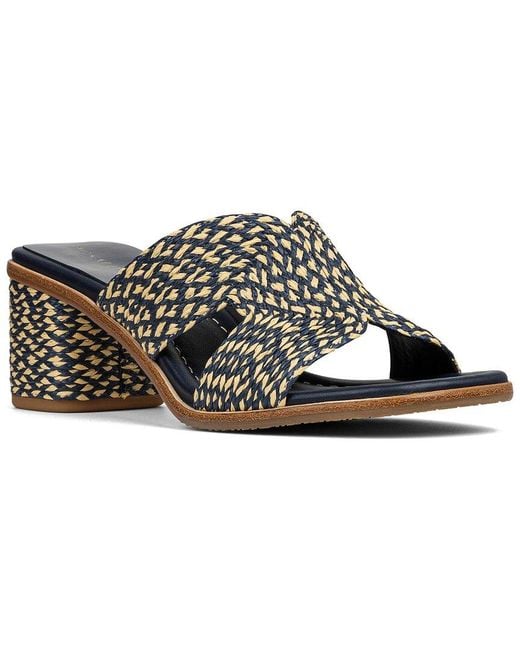 Donald J Pliner Brown Ohara Raffia Mule