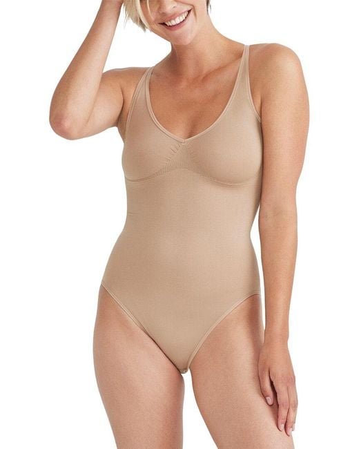 Yummie White Bella Convertible V-Neck Bodysuit