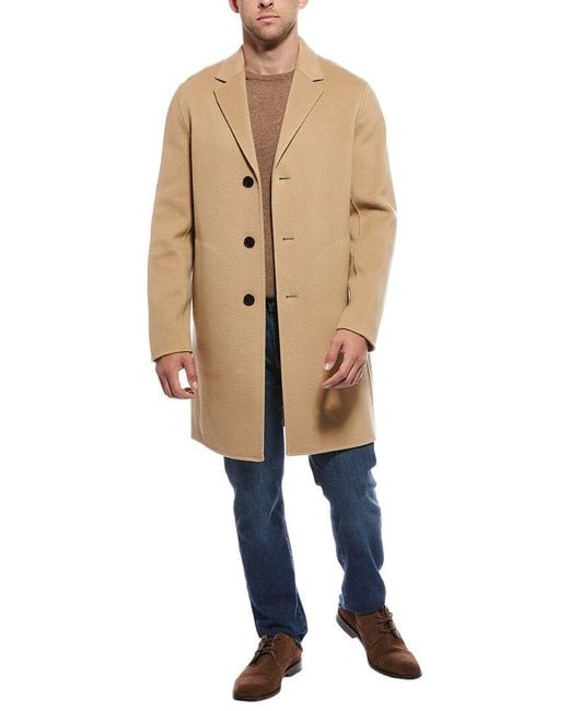Theory Natural Almec Wool & Cashmere-Blend Coat for men