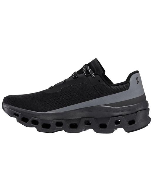 On Shoes Black Cloudmonster Lumos Sneaker