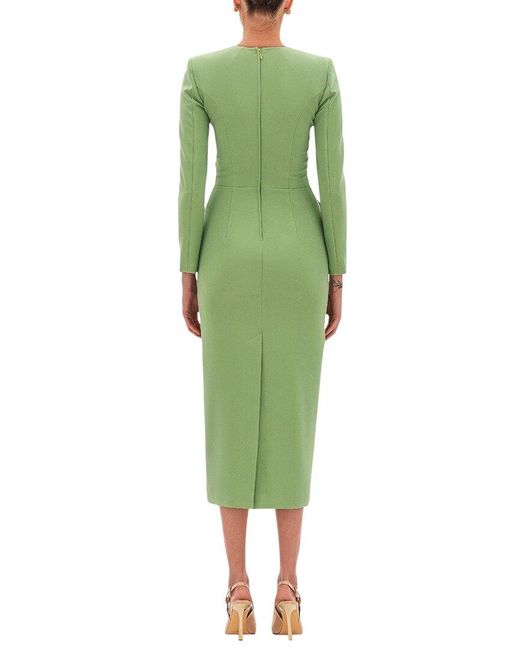 BGL Midi Dress in Green | Lyst