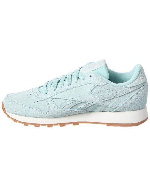 Reebok Blue Classic Suede Sneaker