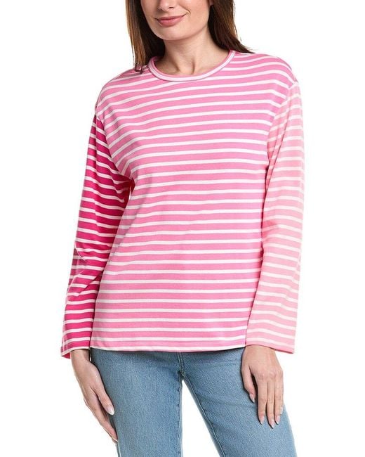 English Factory Red Stripe Colorblocked Shirt