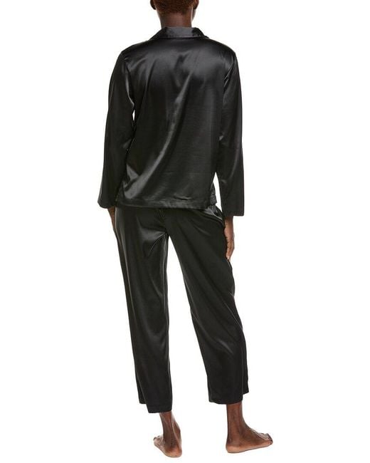 Natori Black 2Pc Shirt & Pant Set