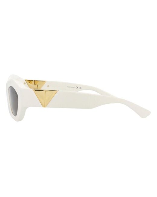 Bottega Veneta White 54Mm Sunglasses