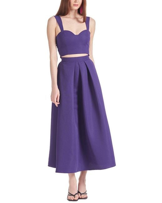 Sachin & Babi Purple Darcy Top