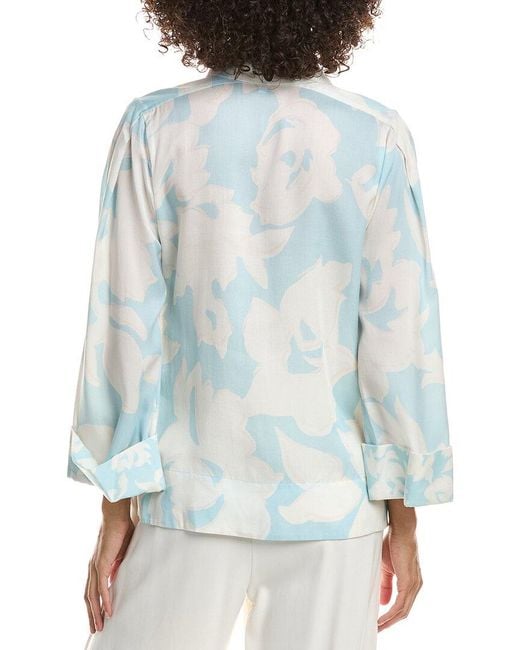 10 Crosby Derek Lam Blue Lacey Button Down Shirt