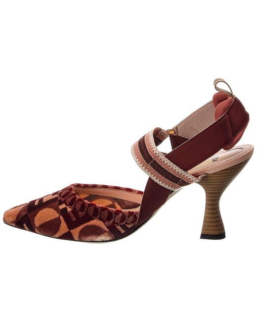Fendi Pink Colibri Pump
