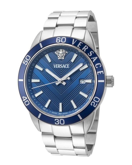 Versace Blue Greca Urban Watch for men