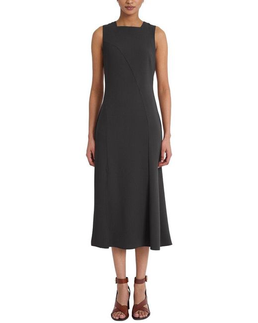 Luxely Black Midi Dress