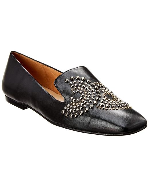 French Sole Cleopatra Leather Loafer in Black | Lyst