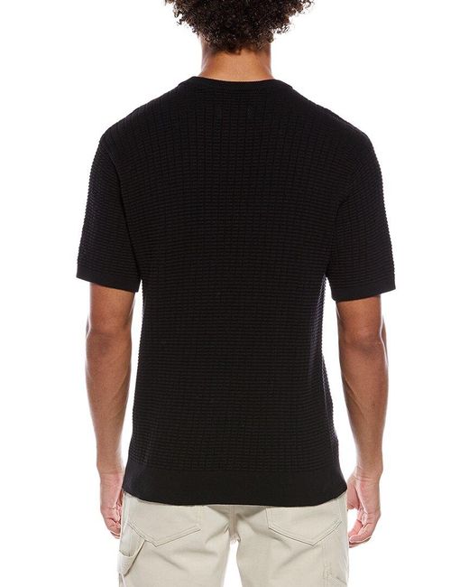 Robert Graham Black Luis Crewneck Sweater for men