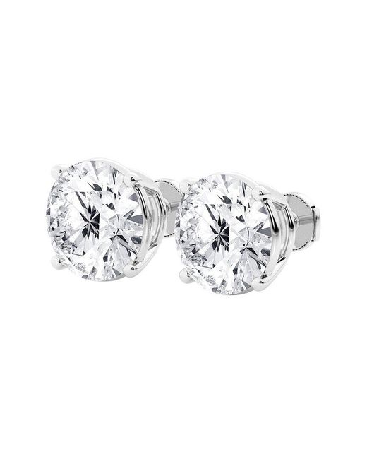 Lab Grown Diamonds Metallic 14K 20.00 Ct. Tw. Lab-Grown Diamond Studs Earring
