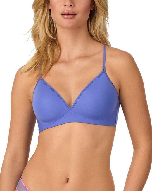 On Gossamer Blue On Gossamer Next To Nothing Micro Wireless Bra