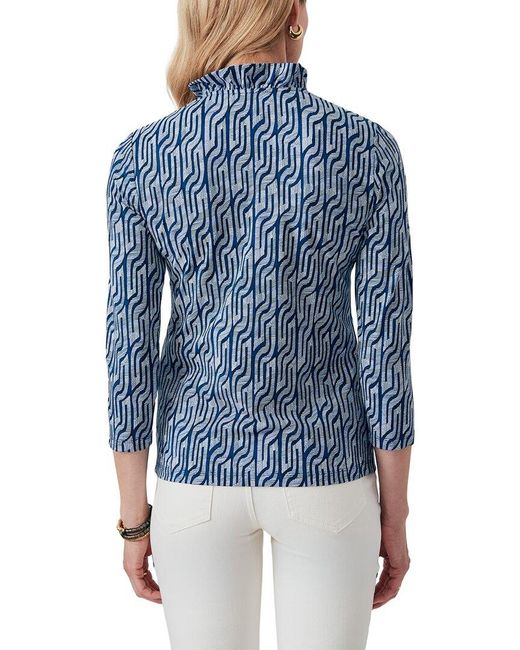 J.McLaughlin Blue Sahara Top
