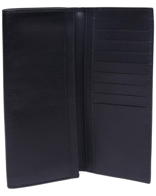 Bottega Veneta Blue Leather Card Case