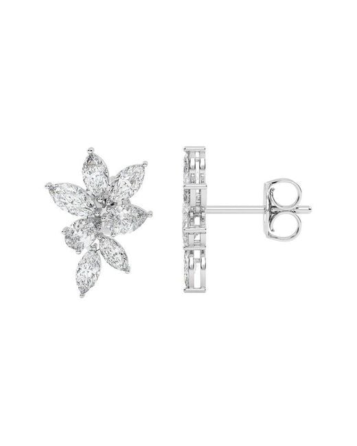 VOWE White 14K 4.00 Ct. Tw. Lab-Grown Diamond Earrings