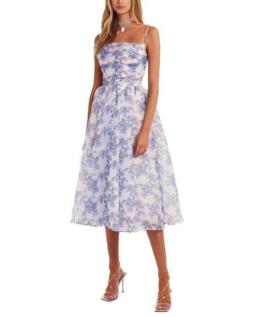 Homeyee Blue Midi Dress
