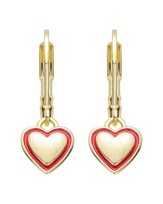 Genevive Jewelry Metallic Rachel Glauber 14K Plated Dangle Earrings