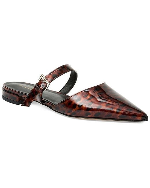 Bruno Magli Brown Pasha Leather Mule