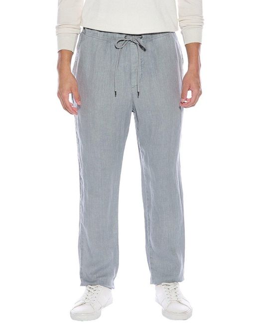 James Perse Gray Lightweight Linen Pant for men