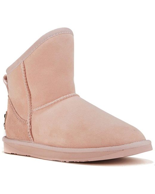 Australia Luxe Pink Cosy Xtra Short Suede Boot