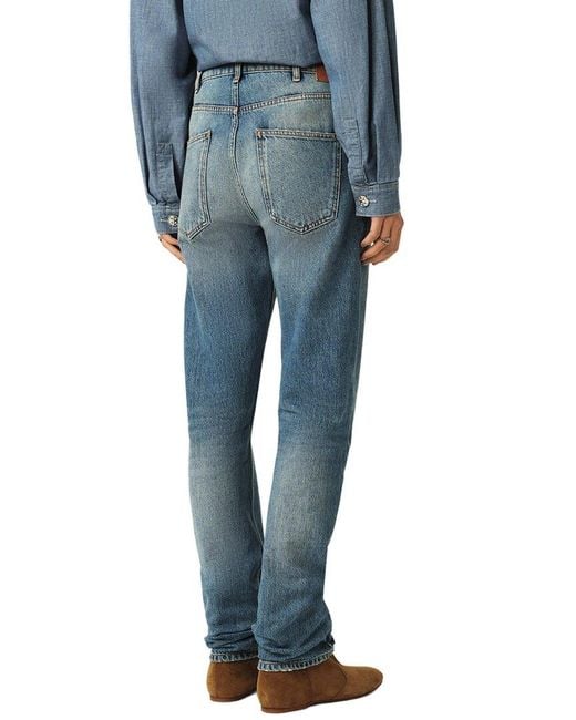 Ba&sh Blue Velino Straight Jean
