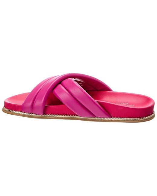 Baldini Pink Leather Sandal
