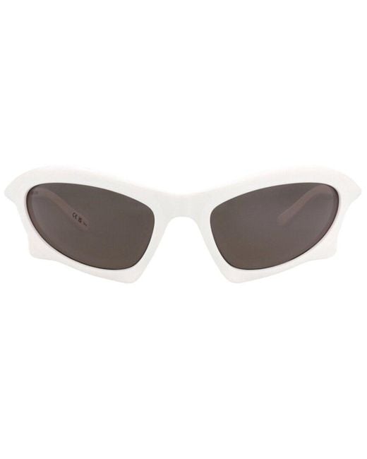 Balenciaga White 59Mm Sunglasses for men