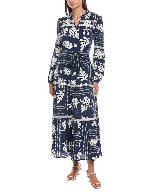 ANNA KAY Blue Josie Boho Dress