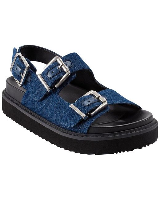 Marc Fisher Blue Agenda Sandal