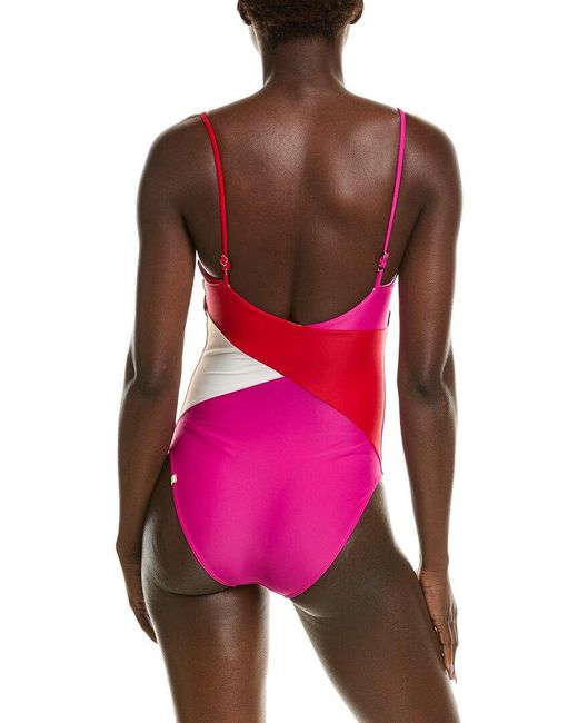 summersalt Red The Marina One-Piece