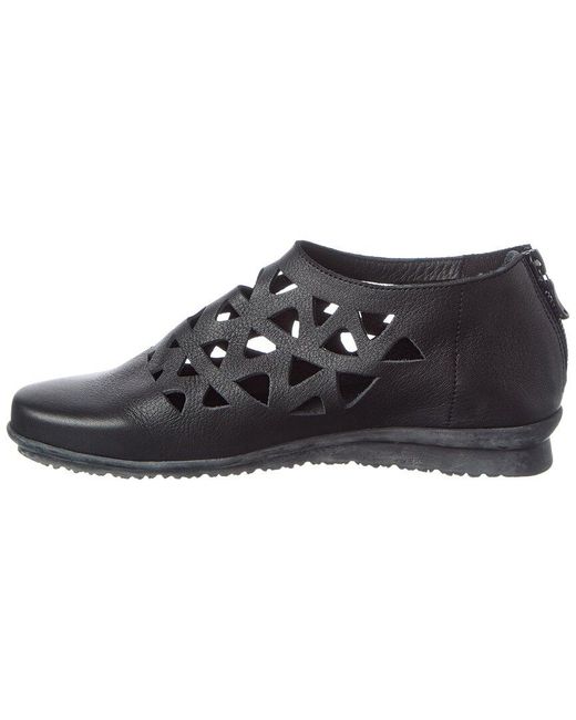 Arche Black Barazz Leather Flat